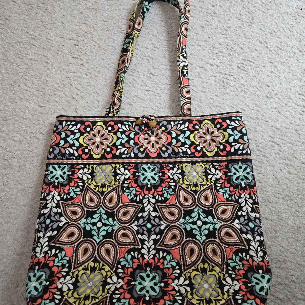 🆕️ SALE! NWOT Vera Bradley  Colorful Tote - Picture 2 of 6